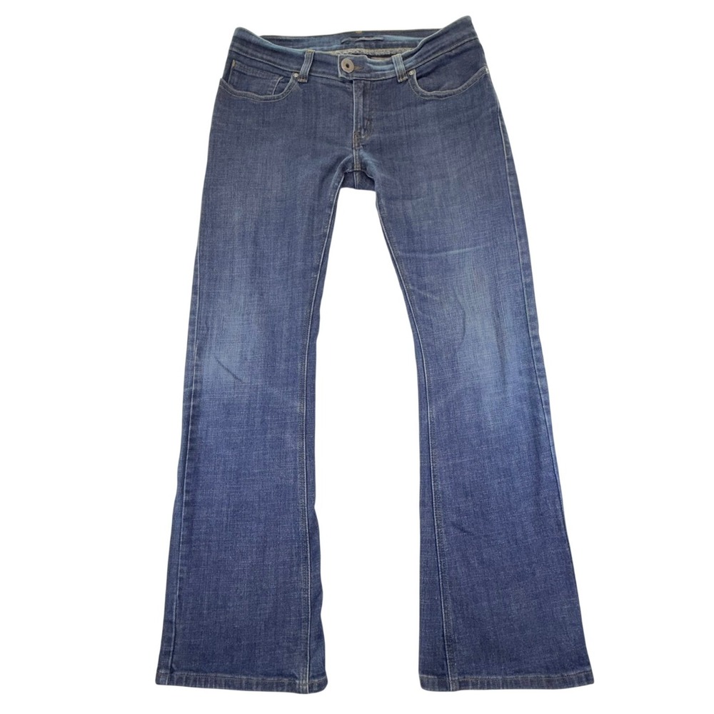 Levis 542 Tilted Flare Jeans Womens 10 Medium Blue Denim Mid‎ Rise